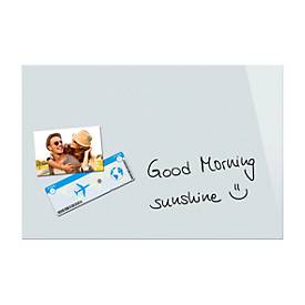 Glasmagnettafel Be!Board, magnethaftend, m. Magneten, B 600 x H 400 mm