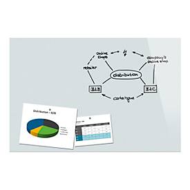 Glasmagnettafel Be!Board, magnethaftend, m. Magneten, 900 x 600