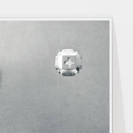 Glasmagnettafel Be!Board, magnethaftend, m. Magneten, B 450 x H 450 mm, blau