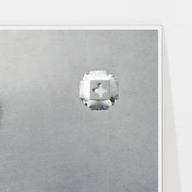 Glasmagnettafel Be!Board, magnethaftend, m. Magneten, B 450 x H 450 mm, schwarz