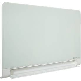 Glastafel Nobo Diamond, magnethaftend, abgerundete Ecken, m. 1 Stift u. 2 Magneten, 1000 x 560 mm