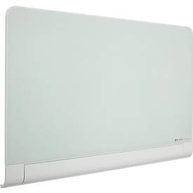 Glastafel Nobo Diamond, magnethaftend, abgerundete Ecken, m. 1 Stift u. 2 Magneten, 1260 x 710 mm