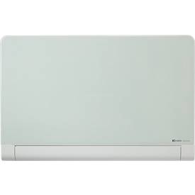 Glastafel Nobo Diamond, magnethaftend, abgerundete Ecken, m. 1 Stift u. 2 Magneten, 1800 x 1060 mm