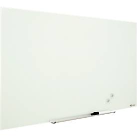 Glastafel Nobo Diamond, magnethaftend, aneinander montierbar, weiß, 1880 x 1060