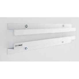 Gleitschienen, Stahlblech, 1270 mm lang, für ORGATEX-Tafeln