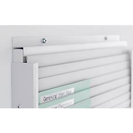 Gleitschienen, Stahlblech, 500 mm lang, für ORGATEX-Tafeln