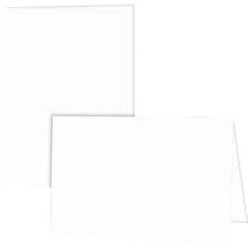 Glückwunschkarte Korsch Die besten Wünsche, mit buntem Motiv & Umschlägen, Hochformat, B 115 x H 170 mm, Karton, reinweiß, 10 Stück