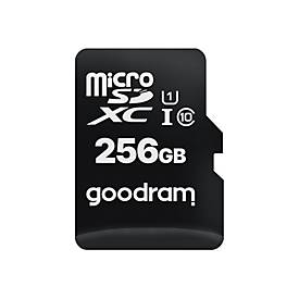 GOODRAM M1AA - Flash-Speicherkarte (SD-Adapter inbegriffen) - 256 GB - UHS-I U1 / Class10 - microSDXC UHS-I