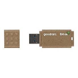 GOODRAM UME3 - USB-Flash-Laufwerk - 64 GB - USB 3.0 - Dunkelbeige