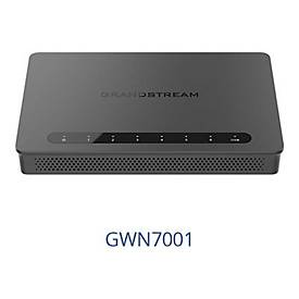 Grandstream GWN7000 Series GWN7001 - Router Switch mit 6 Ports - 1GbE - wandmontierbar