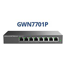 Grandstream GWN7700 Series GWN7701P - Switch - unmanaged - 8 x 10/100/1000 (4 PoE)