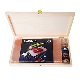 Grill Geschenkset - Grillstein und Steakgewürz