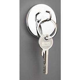 Großer Hakenmagnet, verchromt