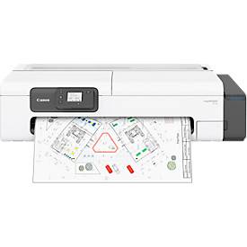Großformatdrucker Canon imagePROGRAF TC-21 LFP, 24', 4-farbiger Tintenstrahldruck, 2400 x 1200 dpi, USB/LAN/WLAN, bis A1, Tintentanks, schwarz-grau
