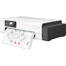Großformatdrucker Canon imagePROGRAF TC-21 LFP, 24', 4-farbiger Tintenstrahldruck, 2400 x 1200 dpi, USB/LAN/WLAN, bis A1, Tintentanks, schwarz-grau