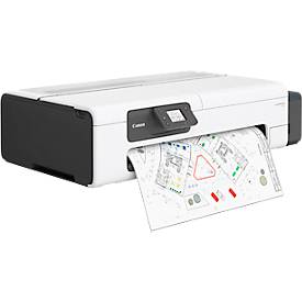 Großformatdrucker Canon imagePROGRAF TC-21 LFP, 24', 4-farbiger Tintenstrahldruck, 2400 x 1200 dpi, USB/LAN/WLAN, bis A1, Tintentanks, schwarz-grau