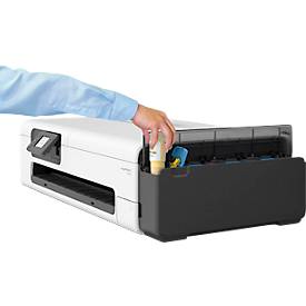 Großformatdrucker Canon imagePROGRAF TC-21 LFP, 24', 4-farbiger Tintenstrahldruck, 2400 x 1200 dpi, USB/LAN/WLAN, bis A1, Tintentanks, schwarz-grau