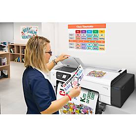 Großformatdrucker Canon imagePROGRAF TC-21M LFP, 24', 4-farbiger Tintenstrahldruck, 2400 x 1200 dpi, A4-Scanner, USB/LAN/WLAN, Tintentanks, schwarz-grau