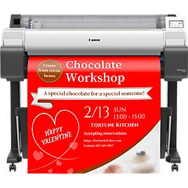 Großformatdrucker Canon imagePROGRAF TM-340, A4 - 36', Farbe, Tinte, 2400 x 1200 dpi, USB/LAN/WLAN, inkl. 5 Tintentanks