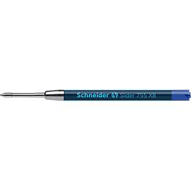 Großraummine XB SCHNEIDER Slider 755, Strichstärke XB, blau, 10 Stück