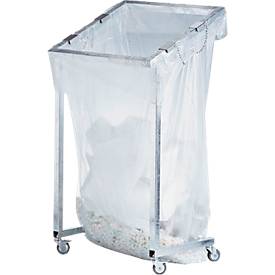 Großvolumen-Wertstoffsammler JUMBO, fahrbar, Fassungsvermögen 2500 Liter