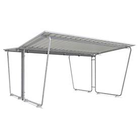 Grundeinheit Überdachung Siegen, doppelseitig, B 4300 mm