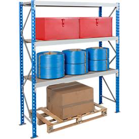 Grundfeld, Weitspannregal Epsivol, 3 Ebenen, B 1800 x T 600 x H 2000 mm