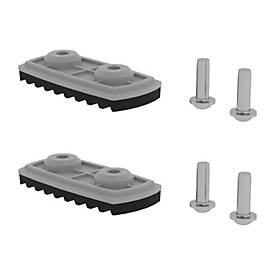 Guenzburger Steigtechnik nivello® Innenschuh, passend für Leitern ab Baujahr 2019, sichere und stabile Auflage, hochwertiges Material, für Holmhöhe 58/73 mm