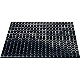 Gummi-Ringmatte EAZY CARE SCRUB, 1500 x 1000 mm, schwarz