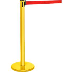 Gurtpfosten gelb, Gurt rot