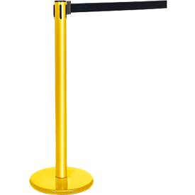 Gurtpfosten gelb, Gurt schwarz