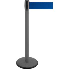 Gurtpfosten GLA 29, anthrazit, Gurt blau
