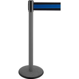 Gurtpfosten GLA 29, anthrazit, Gurt schwarz/blau