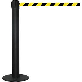 Gurtpfosten GLA 85, Gurt schwarz/gelb