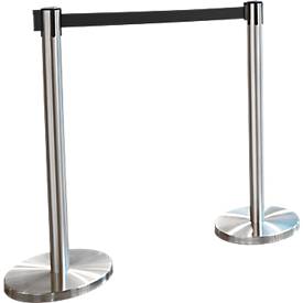 Gurtpfosten RS-Guideline GLA 55, Gurtfabe schwarz, 2er-Set, B 50 mm