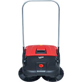 Haaga Kehrmaschine 375, manuell, Kehrfläche bis 1000 m², Behältervolumen 50 L