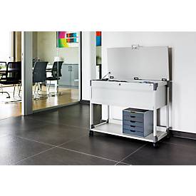 Hängemappenwagen System File Trolley 100 Multi Top, grau
