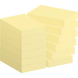 Haftnotizen Post-it 656 CY, 12 Blöcke, 100 Blatt je Block, 51 x 76 mm, PEFC-zertifiziert, gelb