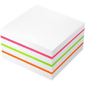 Haftnotizwürfel, L 75 x B 75 mm, 450 Blatt, Farbmix, selbstklebend