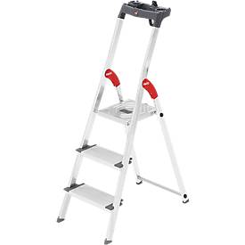 Alu-Sicherheitsleiter ProfiLine S150XXX, Multifunktionsschale, 3 - 8 Stufen