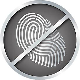 Haken tesa Moon, Befestigung ohne Bohren, inkl. Klebelösung, ablösbar, Edelstahloptik