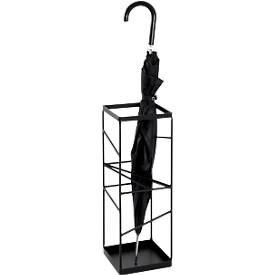 HAKU Schirmständer, B 170 x T 170 x H 490 mm, Stahlrohr schwarz