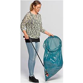 Haltering VAR, für 120-l-Müllsäcke & Abfallsammler mit Einwurföffnung ø 350 mm, mit Gummikordel, Stahl