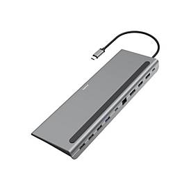 Hama Essential Line "Connect2Office Pro" - Dockingstation - USB-C 3.2 Gen 1 / Thunderbolt 3 / Thunderbolt 4 - 2 x HDMI, 