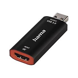 Hama - Videoaufnahmeadapter - USB 3.0 - Schwarz