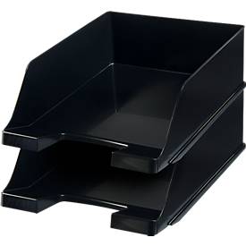 HAN Ablagekorb XXL, Kunststoff, 2 Stück, schwarz