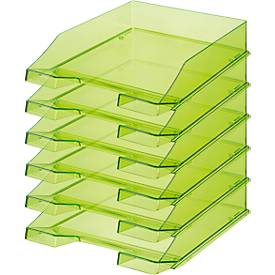 HAN brievenbak, groen-transparant, 6 stuks