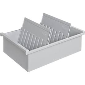 HAN Karteitrog, Kunststoff, A5 quer, grau