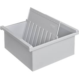 HAN Karteitrog, Kunststoff, A7 quer, grau