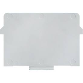 HAN Stützplatte, DIN A6 quer, für Einsatz-/Einhängetröge, 5 Stück